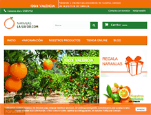 Tablet Screenshot of naranjaslasafor.com